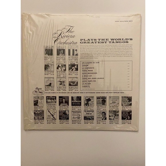 The Riviera Orchestra Plays the World's Greatest Tangos Mercury SRW 16312 LP - Picture 2 of 7